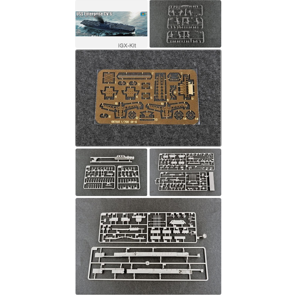 Model Kit Uss Enterprise - Trompetçi 06708 1/700 USS Enterprise CV-6