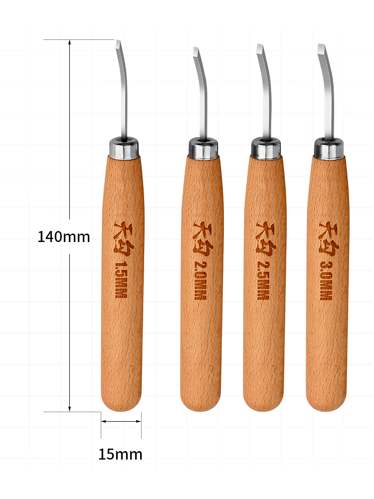 Hobby Knife Blade - MSWZ Radyan Düz Bıçak Bıçak Kamber