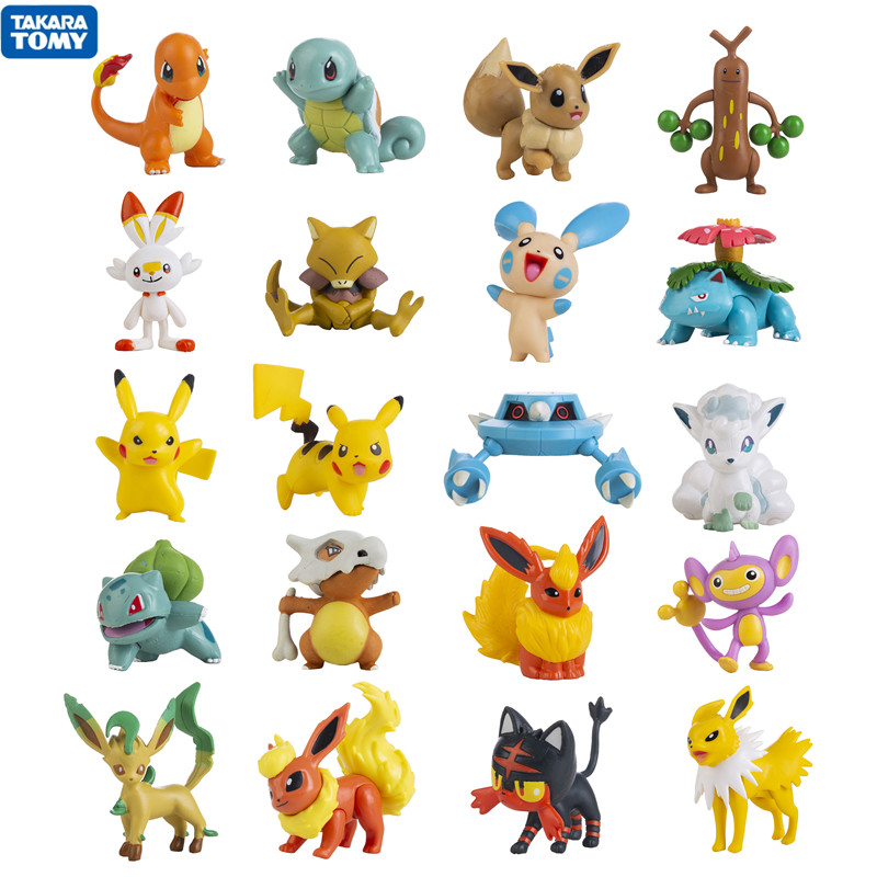 Model Kit Eevee - Yeni 3-8 CM Pokemon Sıcak Karikatürler