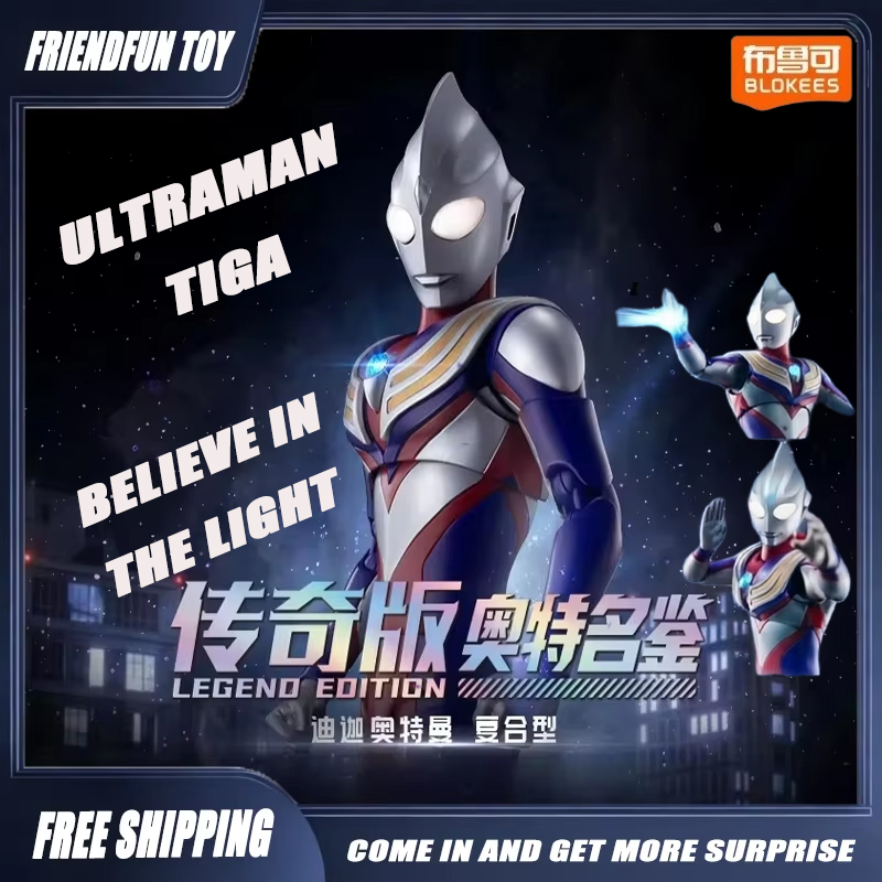 Model Kit Ultraman Tiga - Stokta Orijinal Blokees Ultraman Tiga Legend