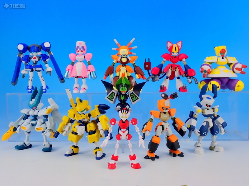 Model Kit Medabots - Bandai Kawaii Aksiyon Figürü Gashapon Medarot