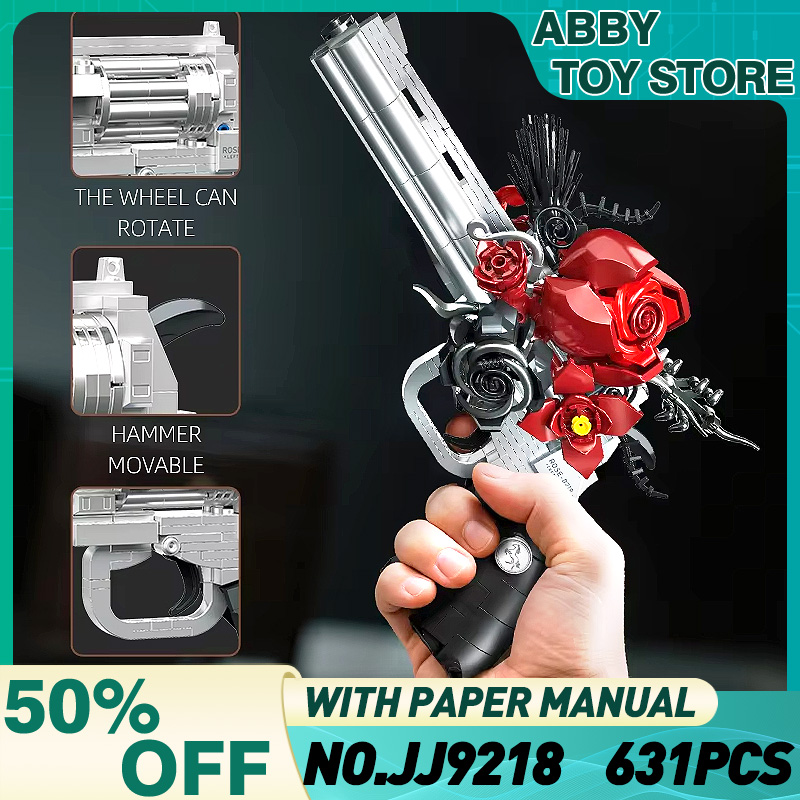 Model Kit Revolver - Stokta Yeni JJ9218 Hazırlanmış Gül Silah