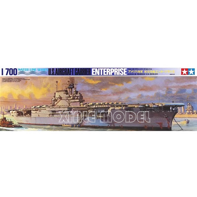 Model Kit Uss Enterprise - TAMIYA modeli 1/700 Gemi Montaj model