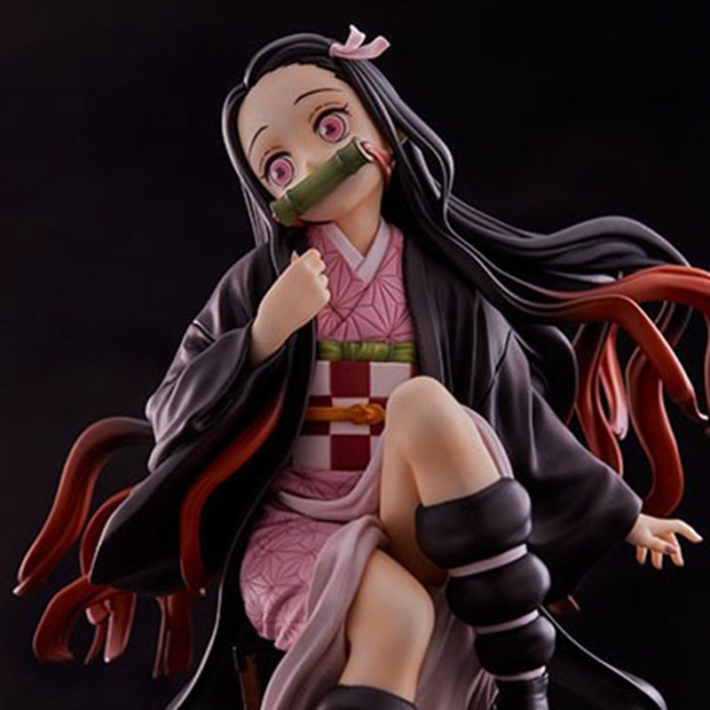 Model Kit Nezuko - 15CM şeytan Slayer Kamado nezuko'nun oturma