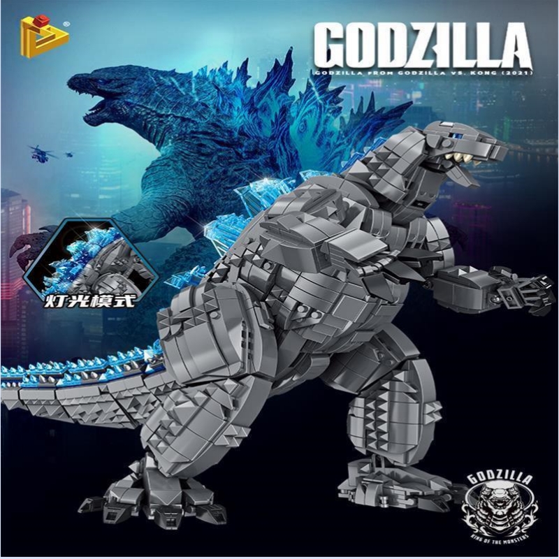 Model Kit Godzilla - LEGO godgodve Kong ile uyumlu yapı