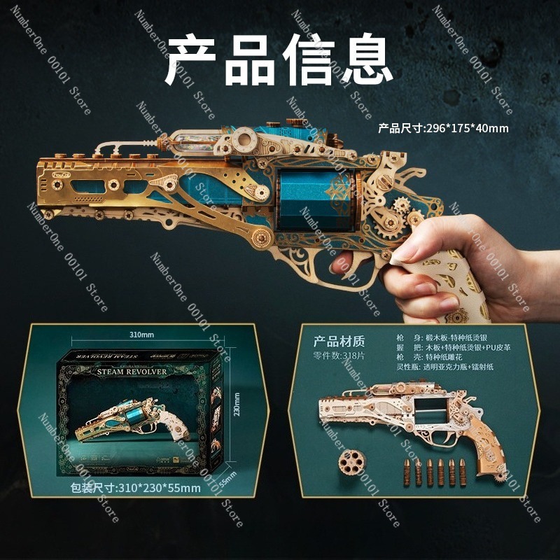 Yaratıcı Tabanca Montaj Modeli - Model Kit Revolver incelemesi ve fiyatı