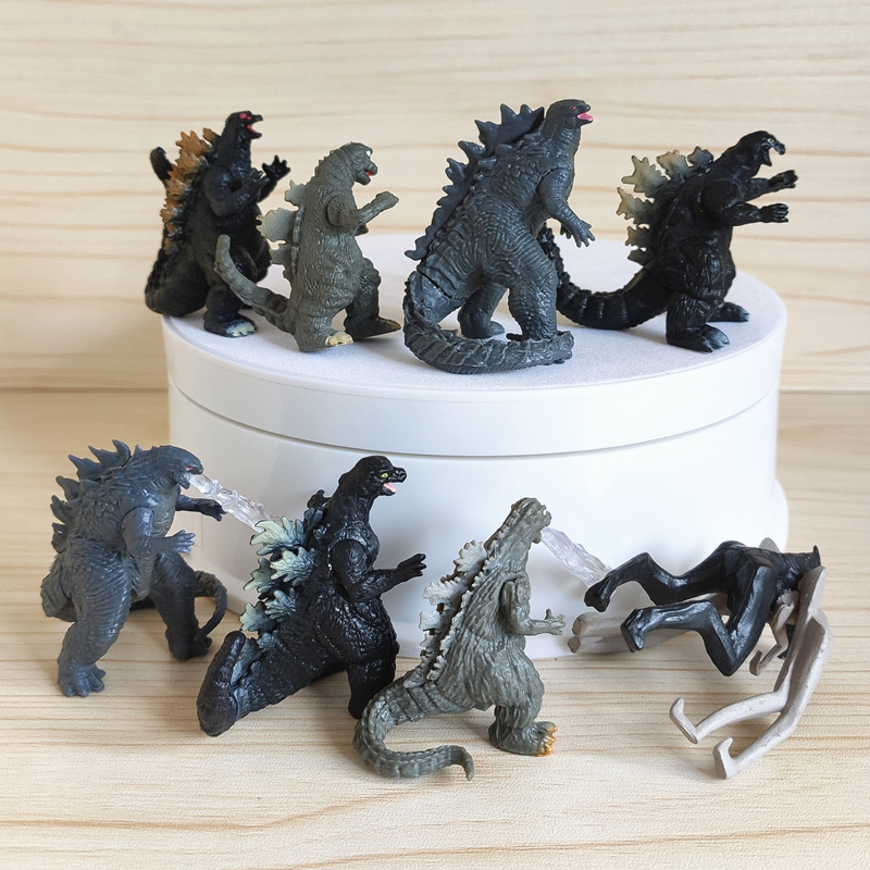 8 adet/takım Godzilla kral Ghi - Model Kit Godzilla incelemesi ve fiyatı