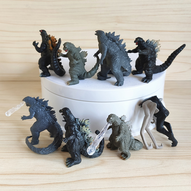 8 adet/takım Godzilla kral Ghi - Model Kit Godzilla incelemesi ve fiyatı