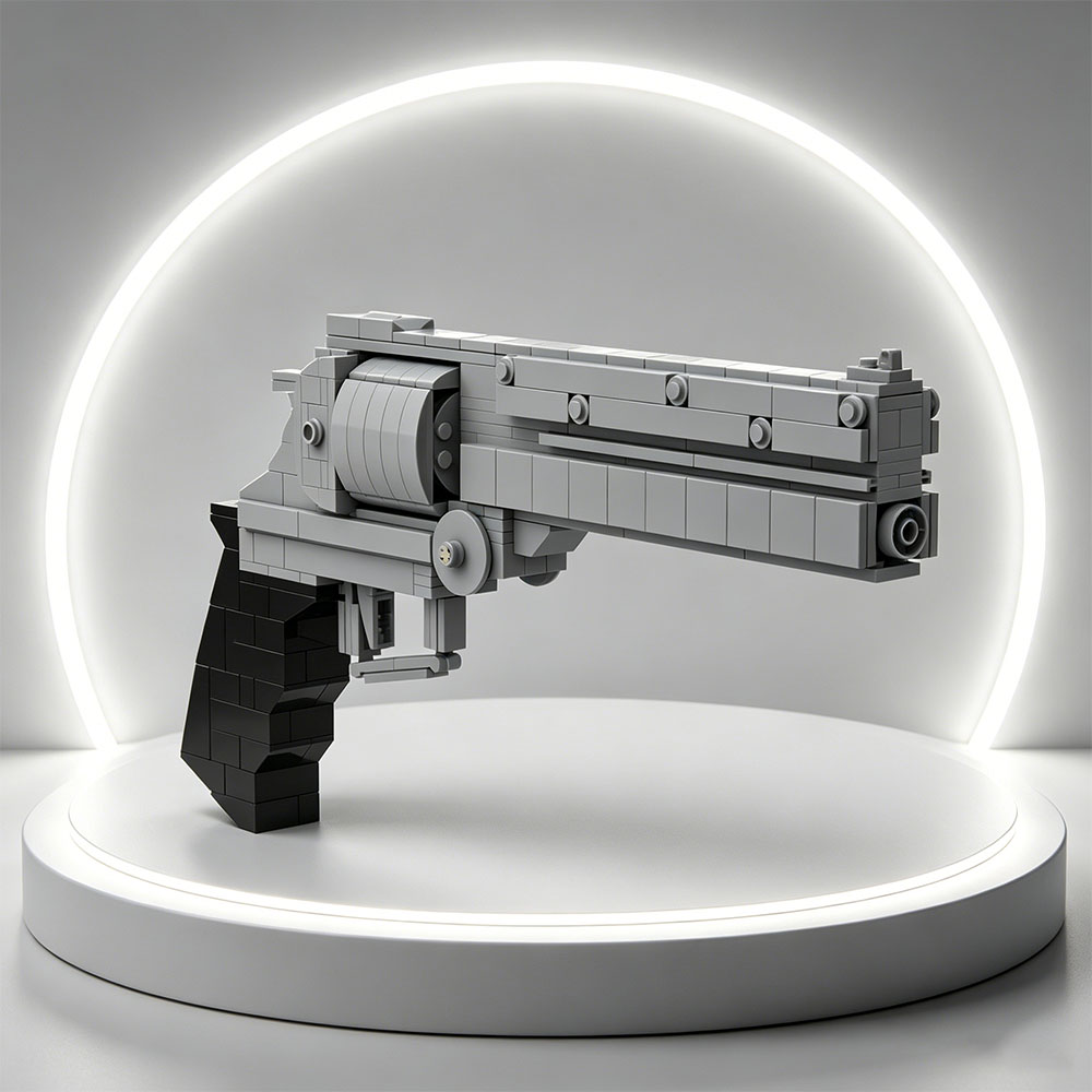 MOC Yapı Taşları Küçük Parçacı - Model Kit Revolver incelemesi ve fiyatı