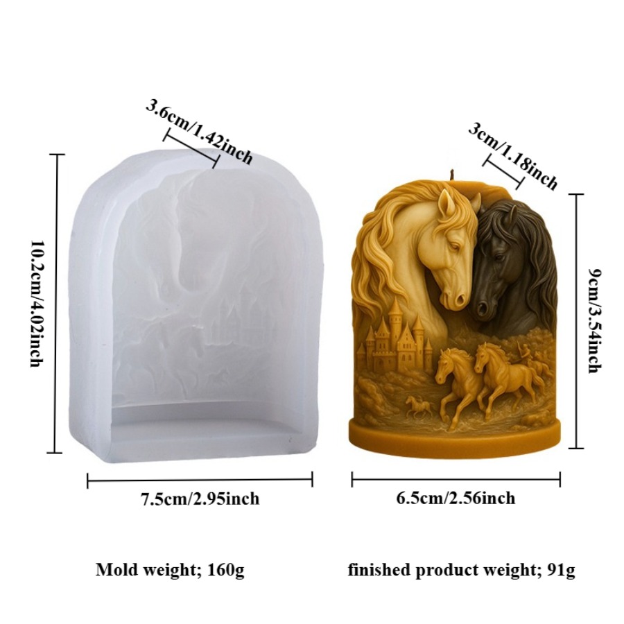 Koşan At Şeklinde Silikon Kalı - Model Kit Cement incelemesi ve fiyatı