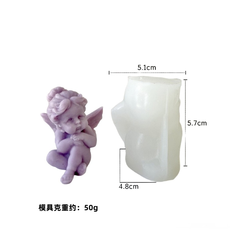 Gül Melek Mum Silikon Kalıp 3D - Model Kit Cement incelemesi ve fiyatı