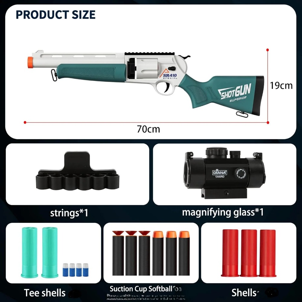 Manuel Yüklü Yumuşak Mermi Ata - Model Kit Revolver incelemesi ve fiyatı