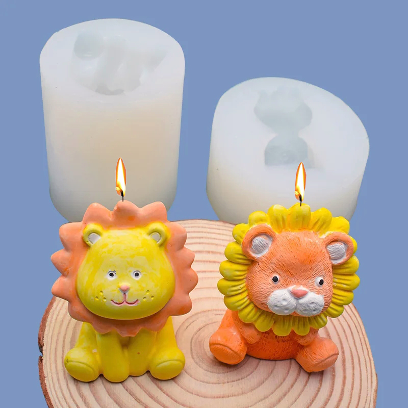 Sevimli aslan silikon mum kalı - Model Kit Cement incelemesi ve fiyatı