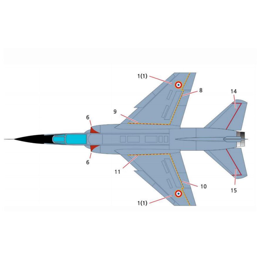 AC12665 ACADEMY 1/144 Dassault - Model Kit Academy incelemesi ve fiyatı