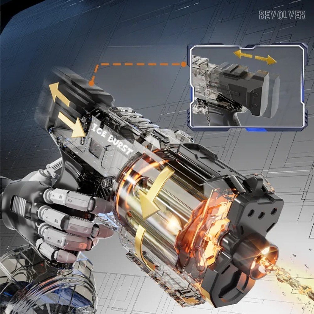 TK Hot！Renkli Işıklar ve Ses E - Model Kit Revolver incelemesi ve fiyatı