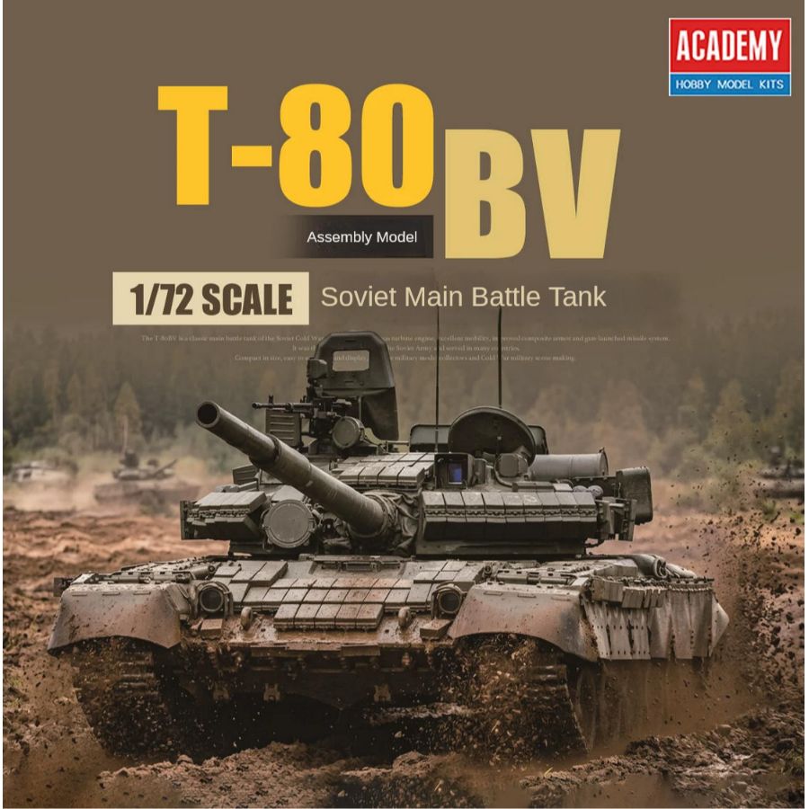 AC13434 Akademi 1/72 T-80BV So - Model Kit Academy incelemesi ve fiyatı
